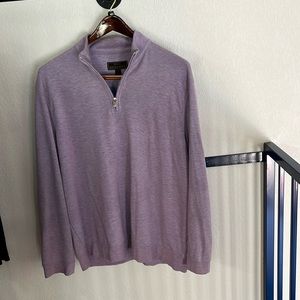 Jos a banks 1/4 zip pullover sweater